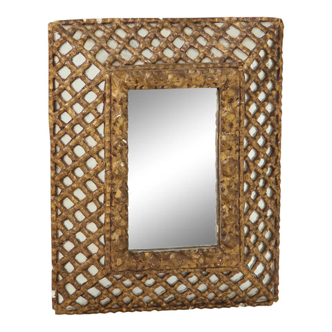 Gold Indian Mirror