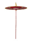 Gold Umbrella with Rainbow Accent