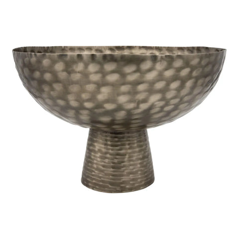 Jamie Young Brushed Nickel Chalice Bowl