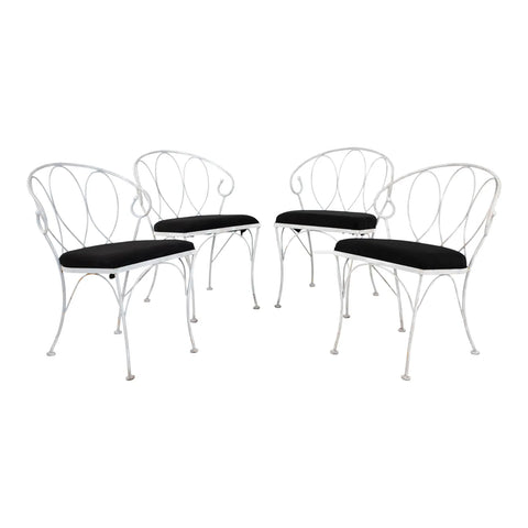 Set of 4 Gray Dining Chairs