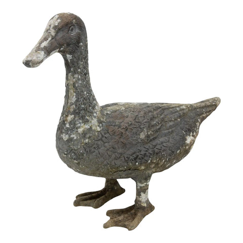 Metal Garden Statue of a Duck