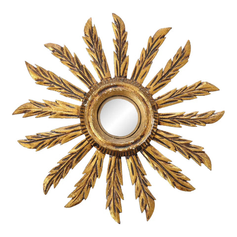 Mid Century Diminutive Starburst Mirror