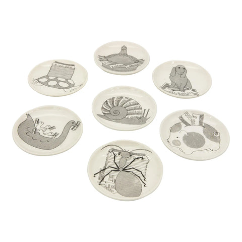 Set of Fornasetti Coasters - Snails