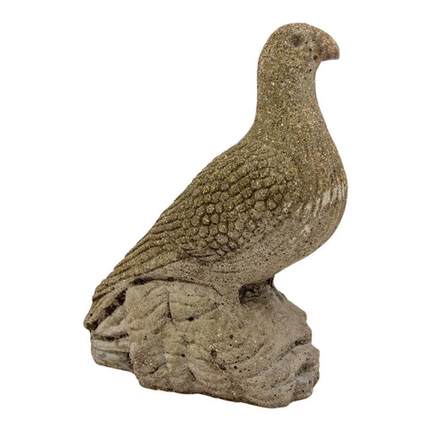 Reconstituted Stone Dove Garden Ornament, 20th Century