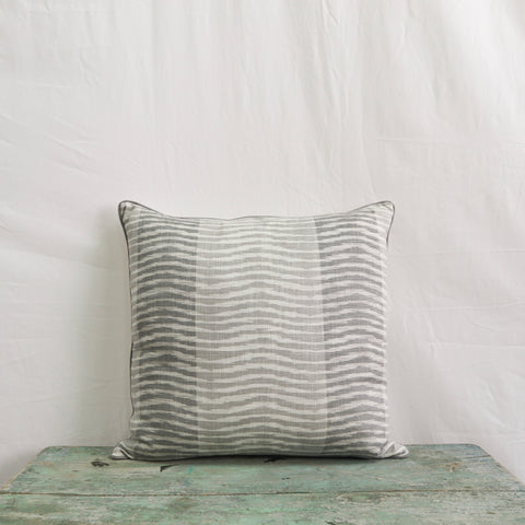 Wavelet Pillow in Grey
