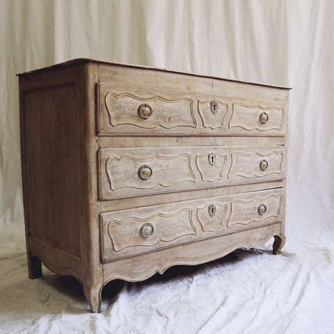 Bleached Oak Commode ca. 1890s