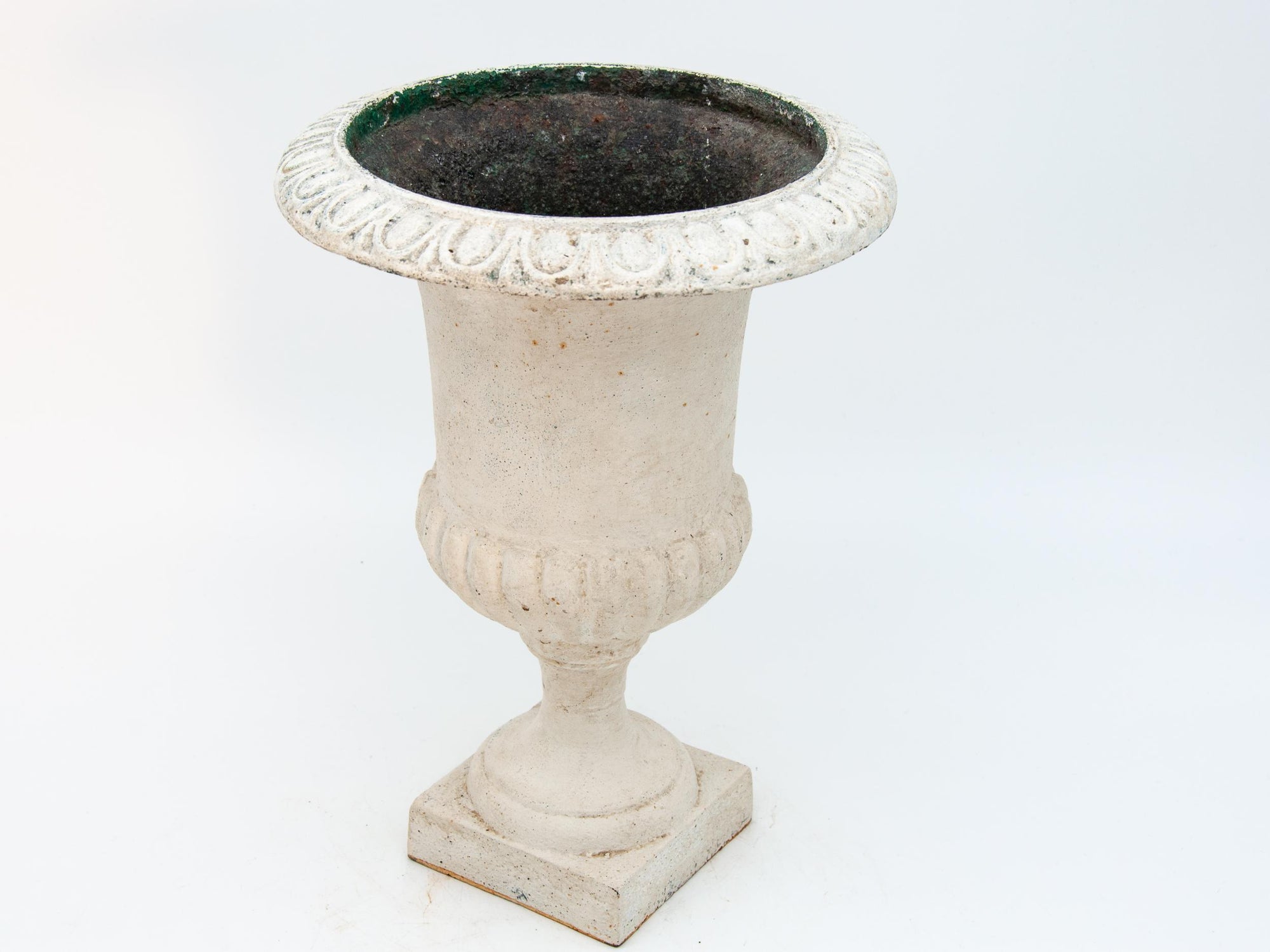 Pair of Cast Iron Petite Planters