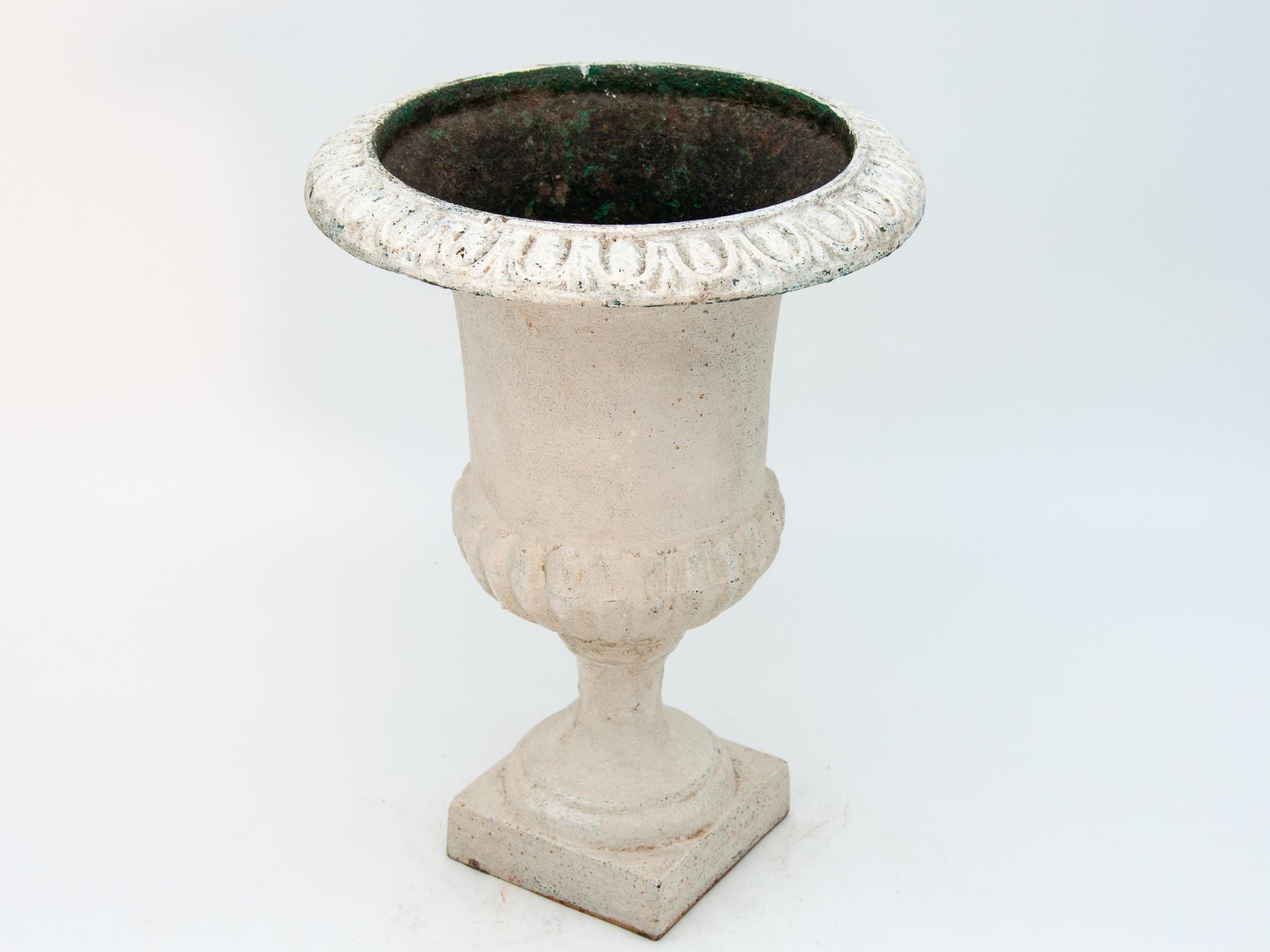 Pair of Cast Iron Petite Planters