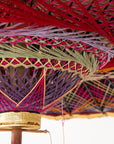 Gold Umbrella with Rainbow Accent