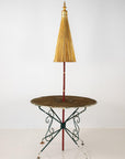 Gold Umbrella with Rainbow Accent