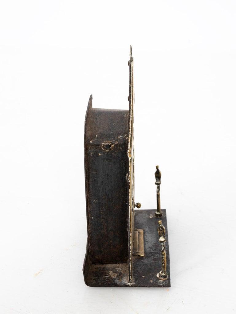 Antique Brass House Coin Bank